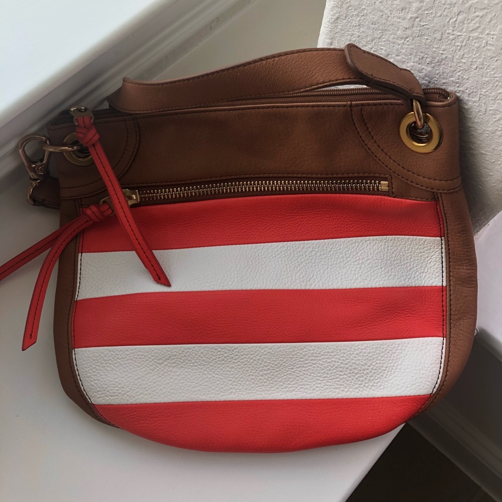 Fossil Leather Crossbody Bag
